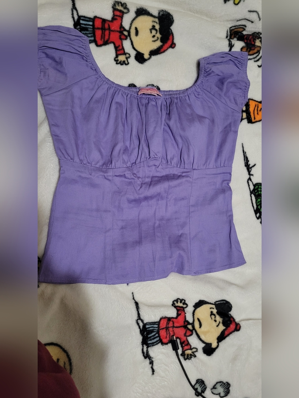 Pinup Girl Clothing Peasant Top